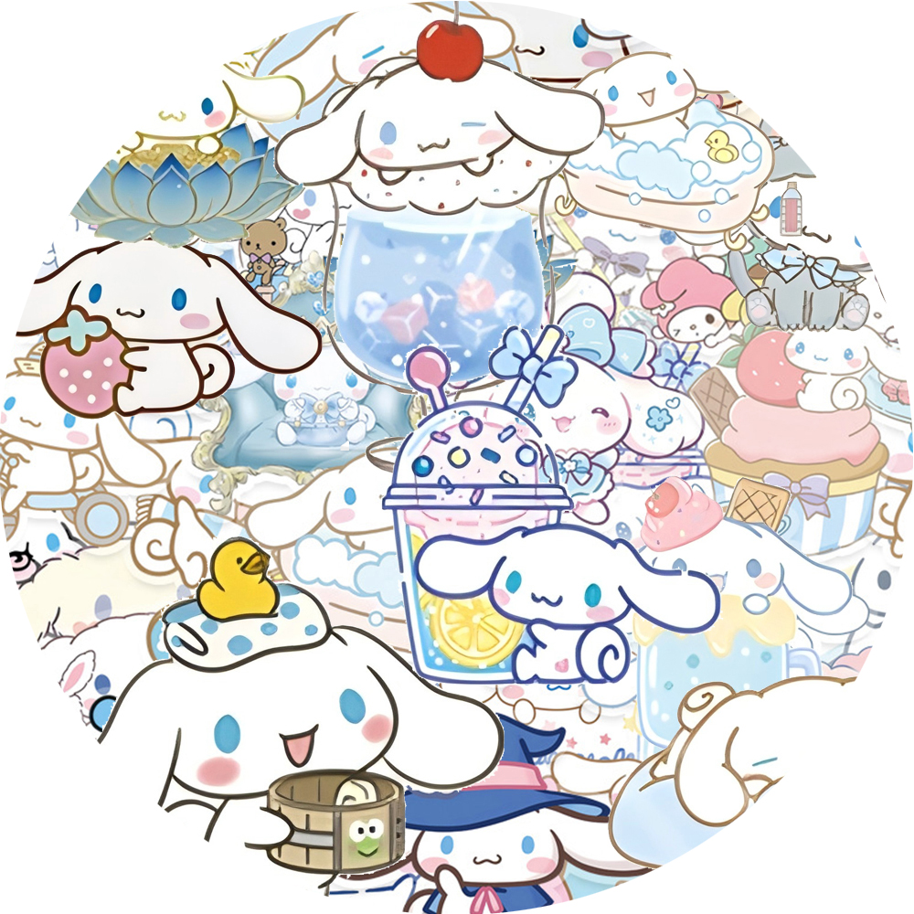 Laptop Accessories Kids - 10/30/50pcs Cute Anime Cartoon Sanrio Transparent