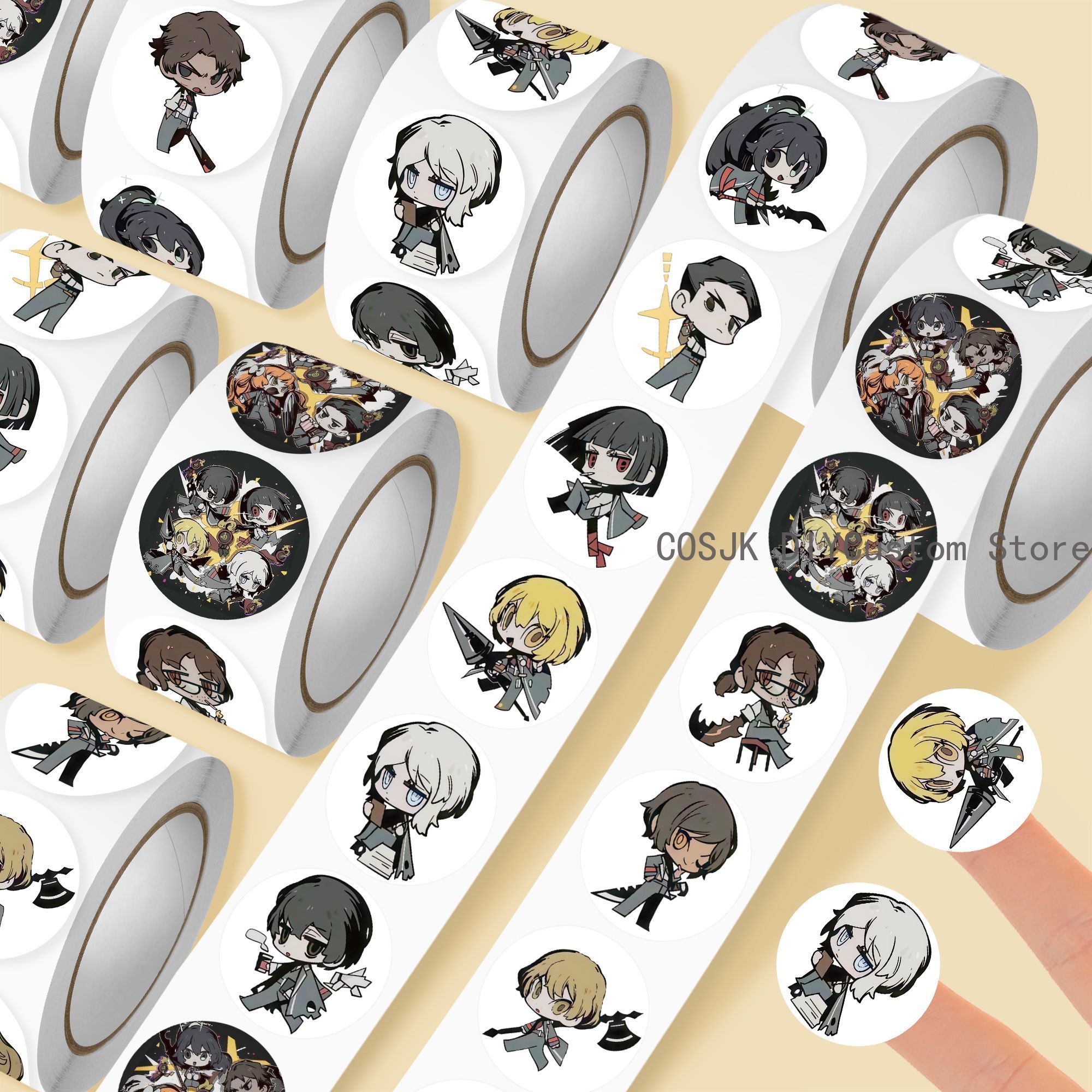 Laptop Accessories For Students - 500Pc/Roll Anime Limbus Company Yi Sang