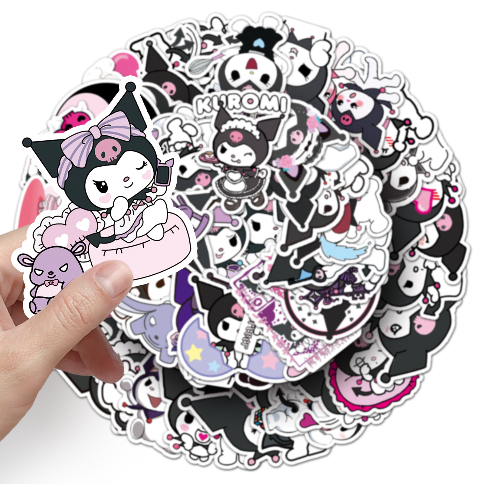 Laptop Accessories Girly - 100Pcs Sanrio Kuromi Anime Cartoon Stickers