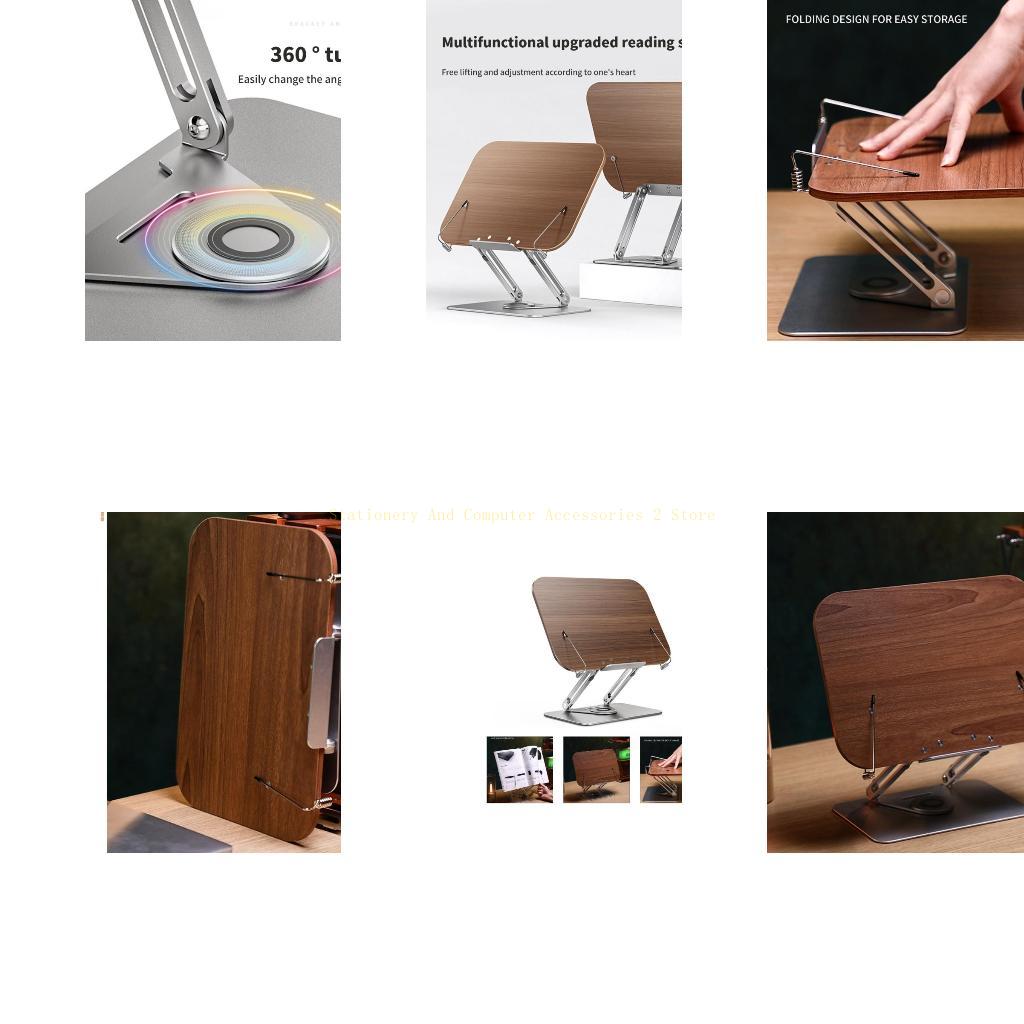Laptop Stand Portable - Adjustable Reading Stand Aluminum Alloy Portable