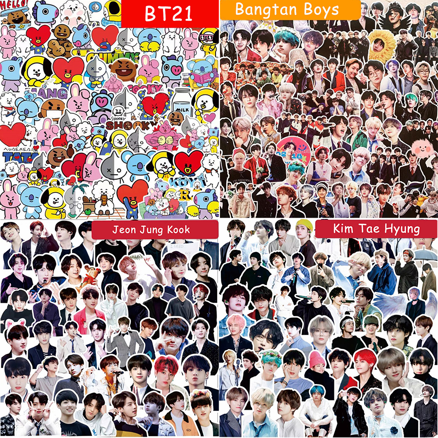 Laptop Ergonomic Accessories - BT21 stickers, celebrity peripheral decorations, can