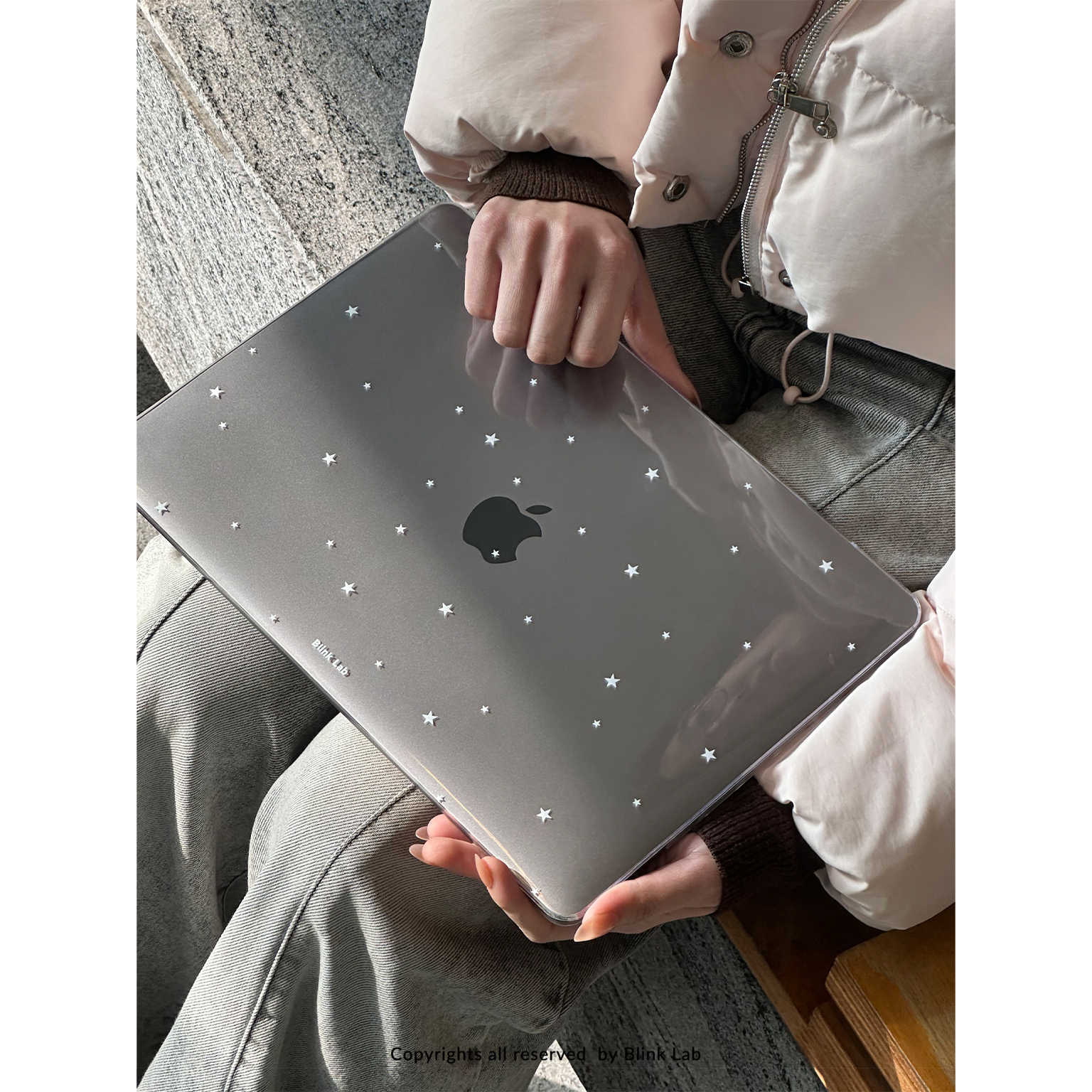 Laptop Accessories Sleeve - Original Transparent White StarCase For Macbook
