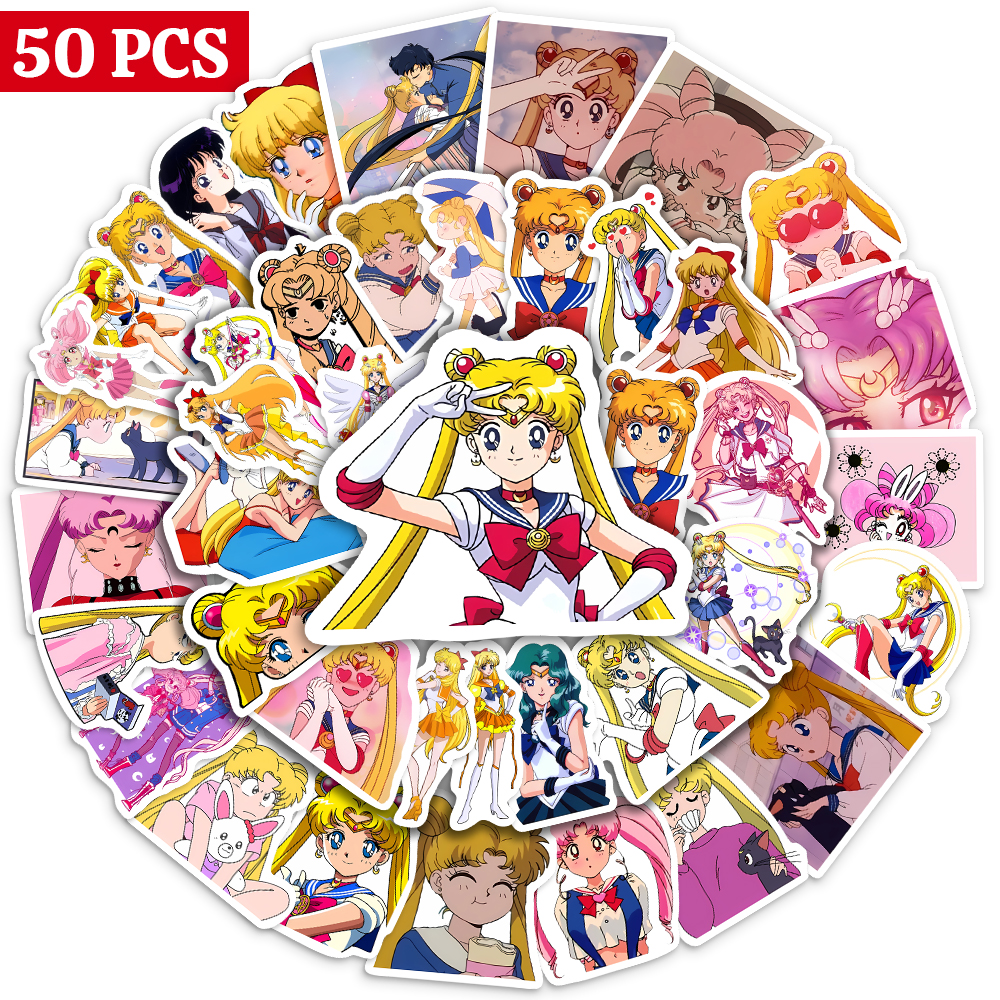 Laptop Accessories Girly - Anime Girl Stickers Kawaii Yellow Hair
