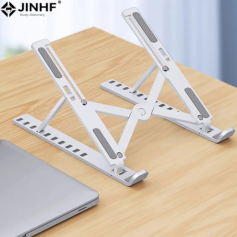 Laptop Stand Portable - Plastic Laptop Holder Stand Adjustable Foldable