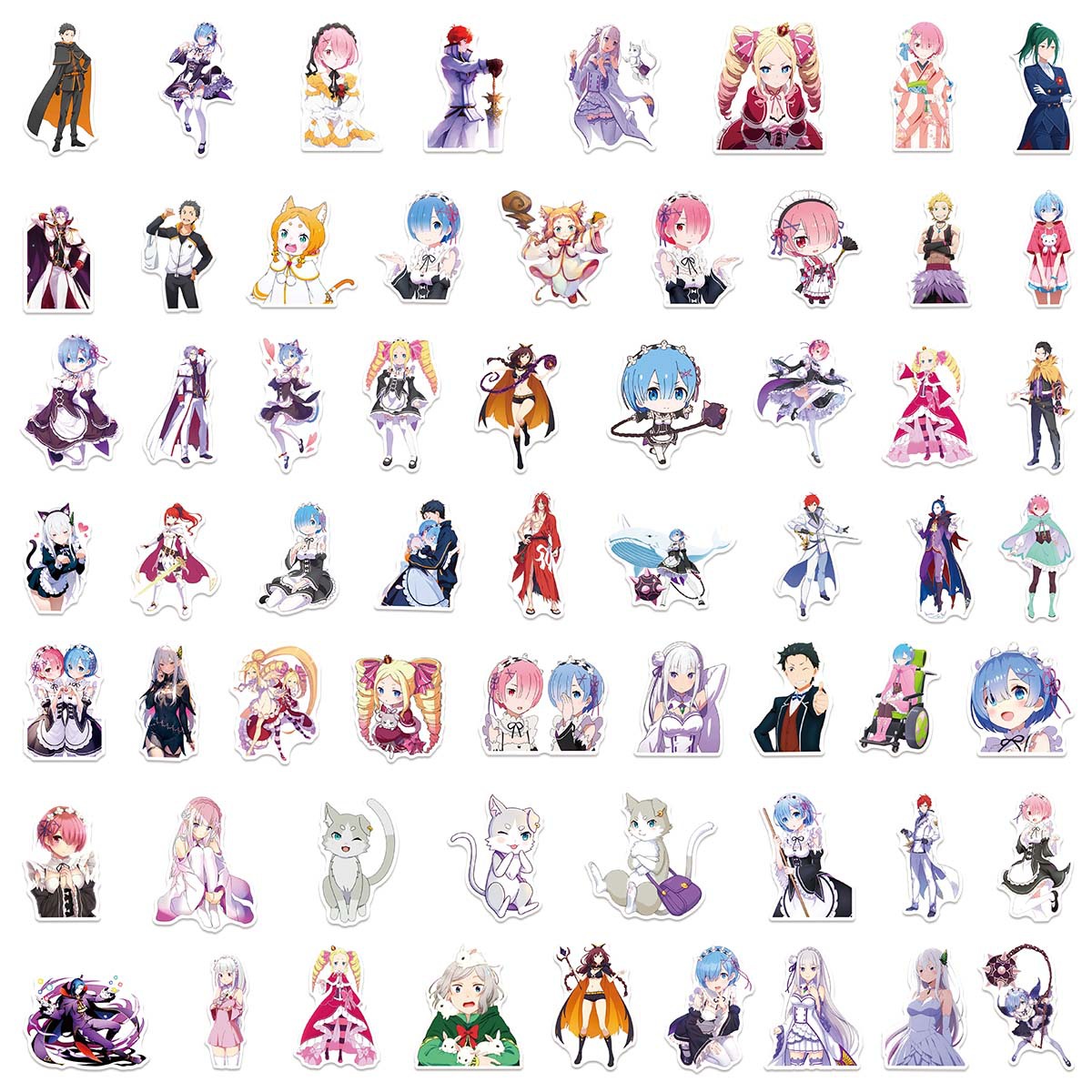 50Pcs Re Zero Starting Life in – обзор и цена Laptop Accessories Ram