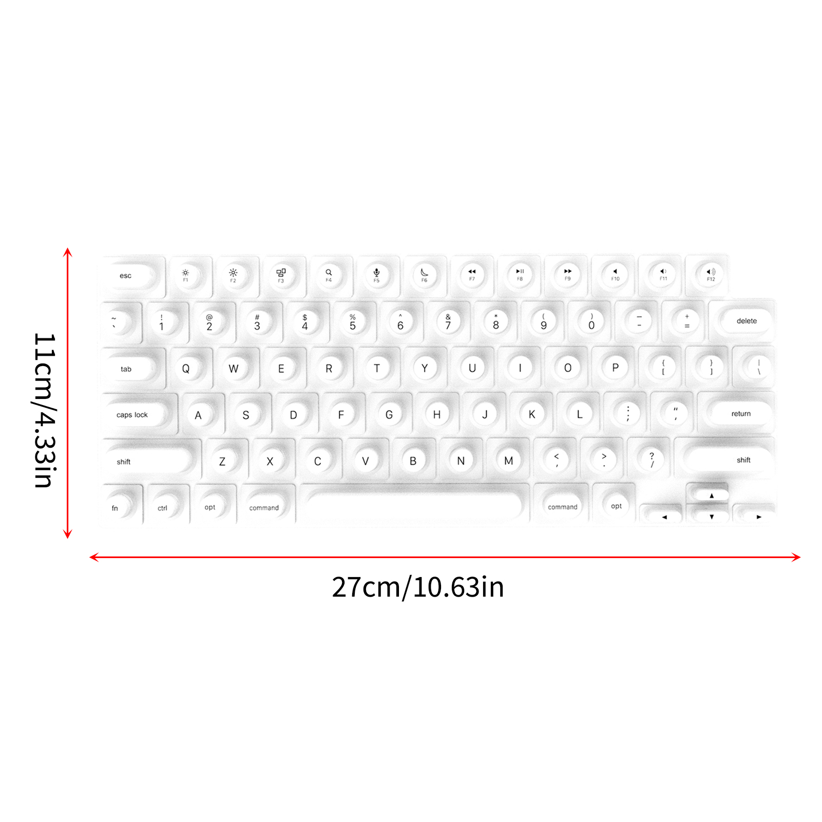 Long Nail Keyboard Cover Raise – обзор и цена Keyboard Cover Silicone
