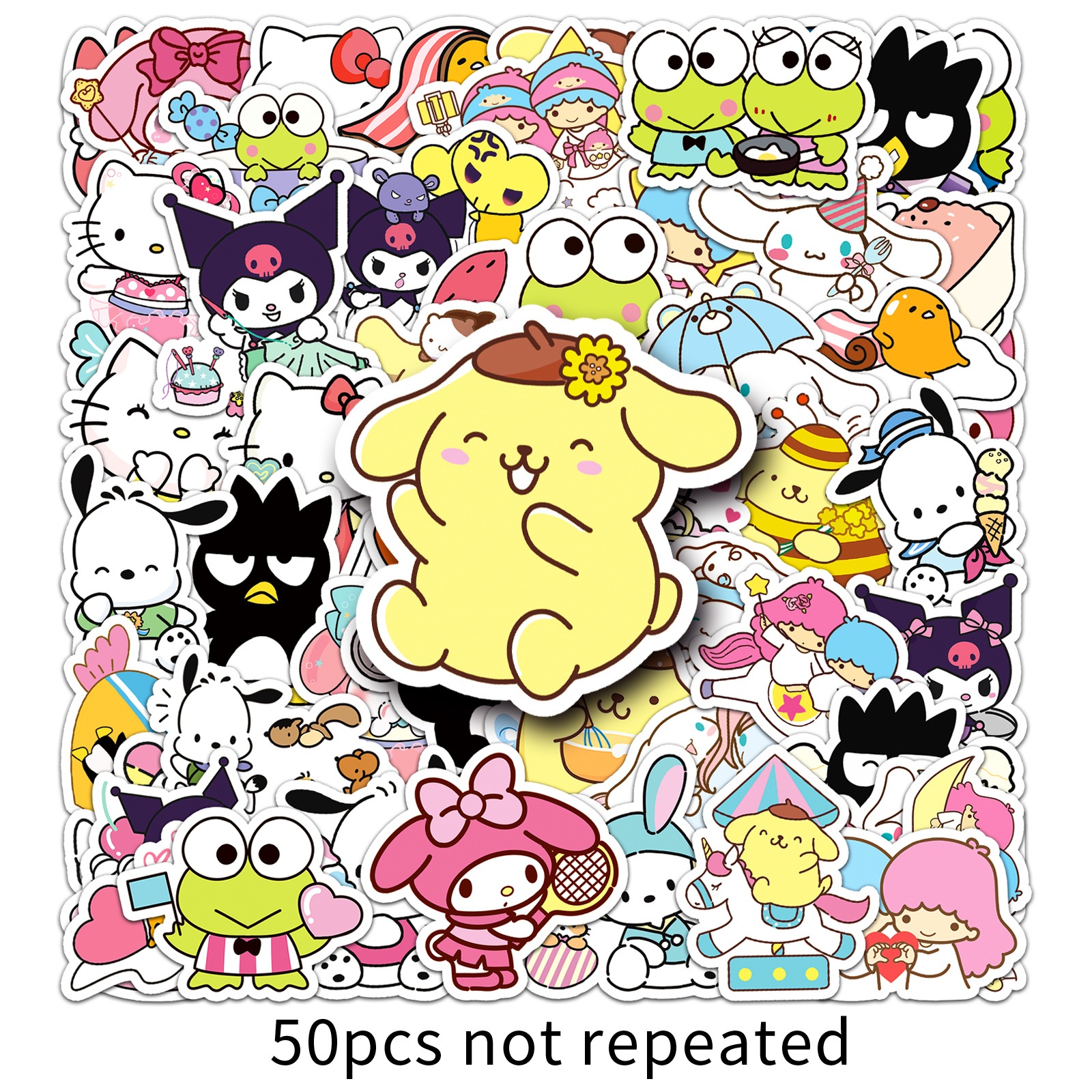 50Pcs Hello Kitty Kuromi Stick – обзор и цена Laptop Accessories Girly