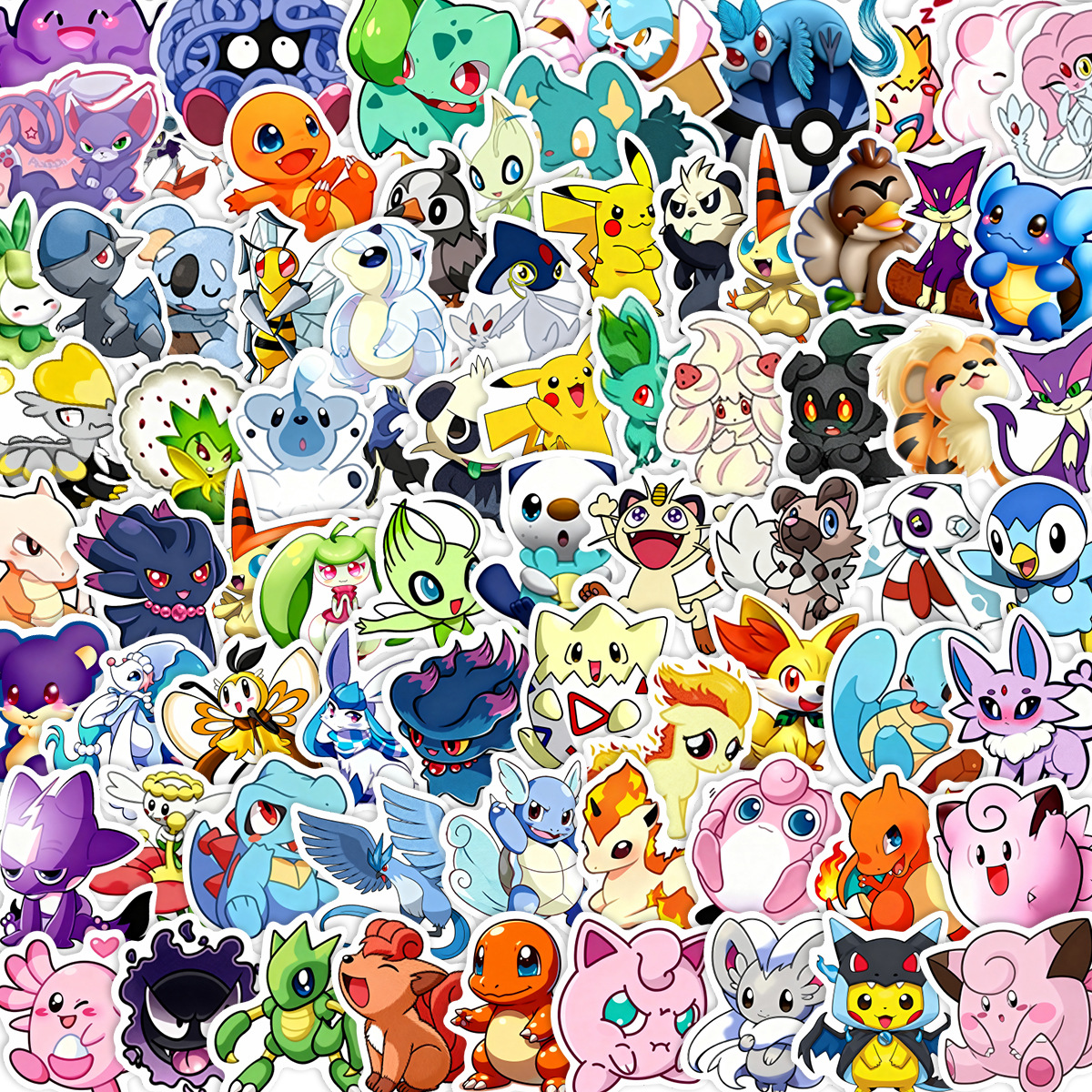 100/200pcs Pokemon Anime Stick – обзор и цена Laptop Accessories Kids