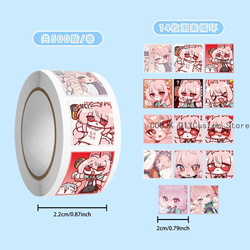 500Pc/Roll Anime Zenless Zone  – обзор и цена Laptop Accessories For Students