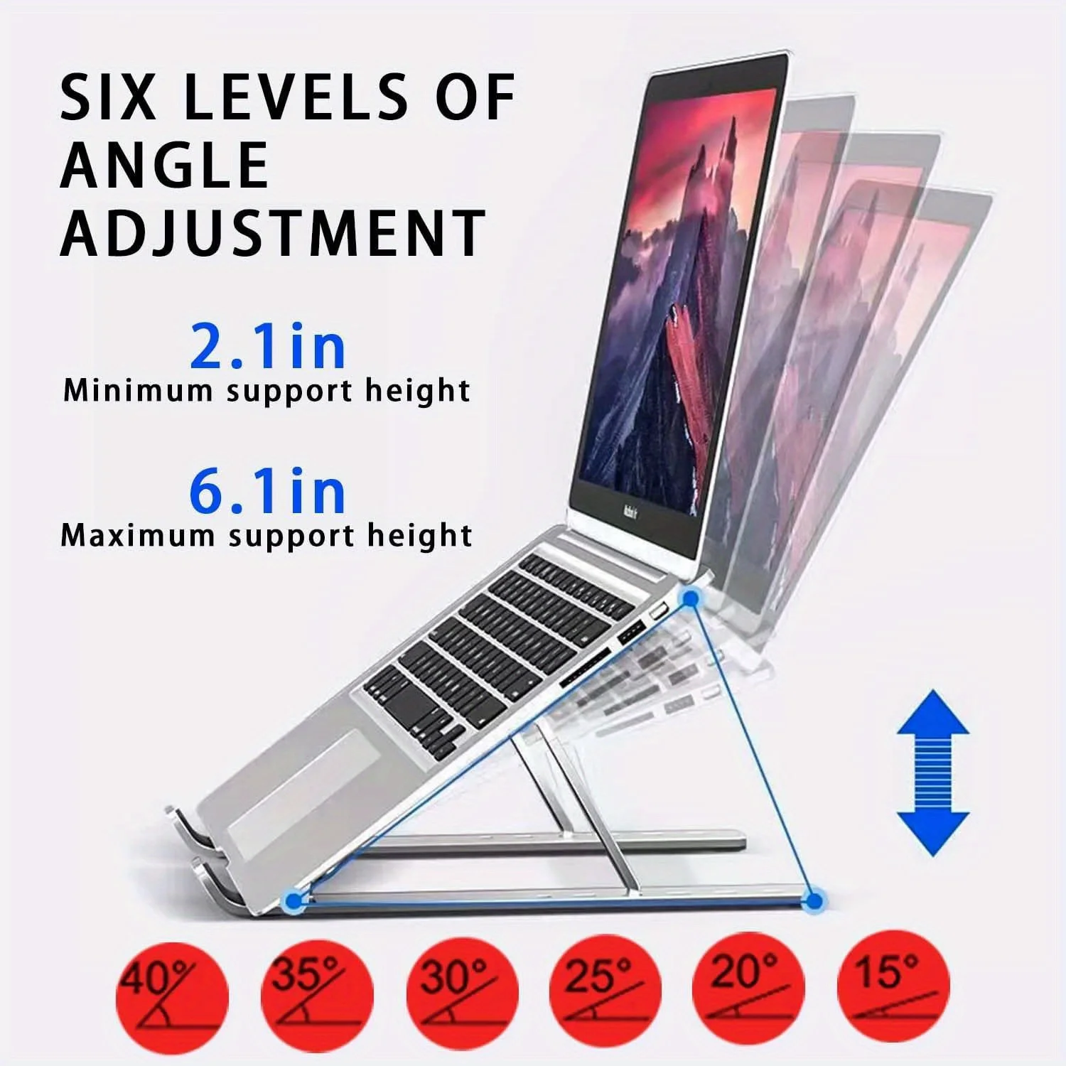 Adjustable Aluminum Laptop Sta – обзор и цена Laptop Stand Portable