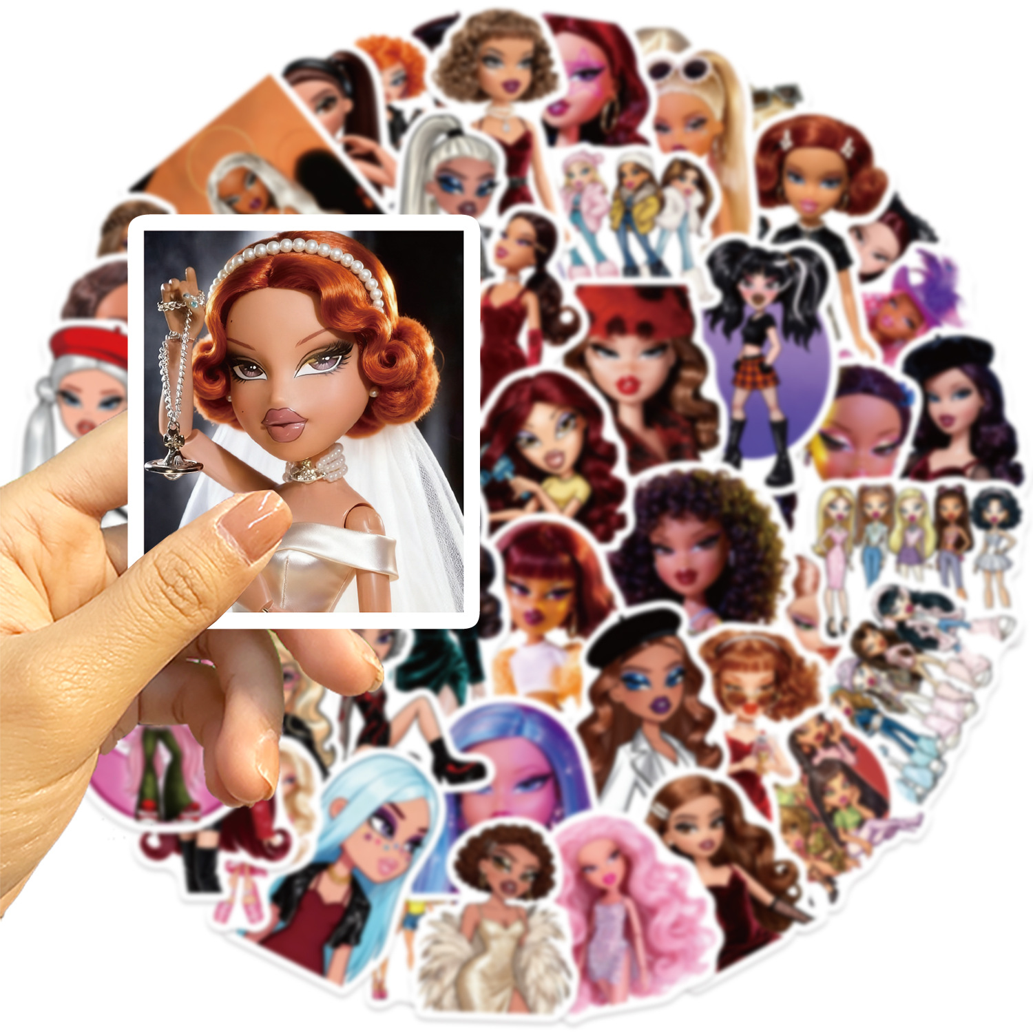 50Pcs Trendy Hot Girl Graffiti – обзор и цена Laptop Accessories Girly