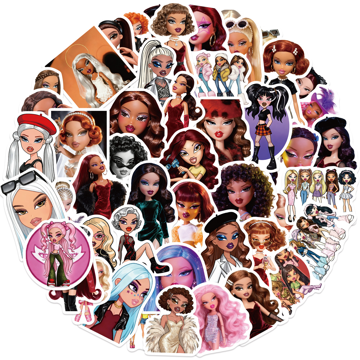 50Pcs Trendy Hot Girl Graffiti – обзор и цена Laptop Accessories Girly