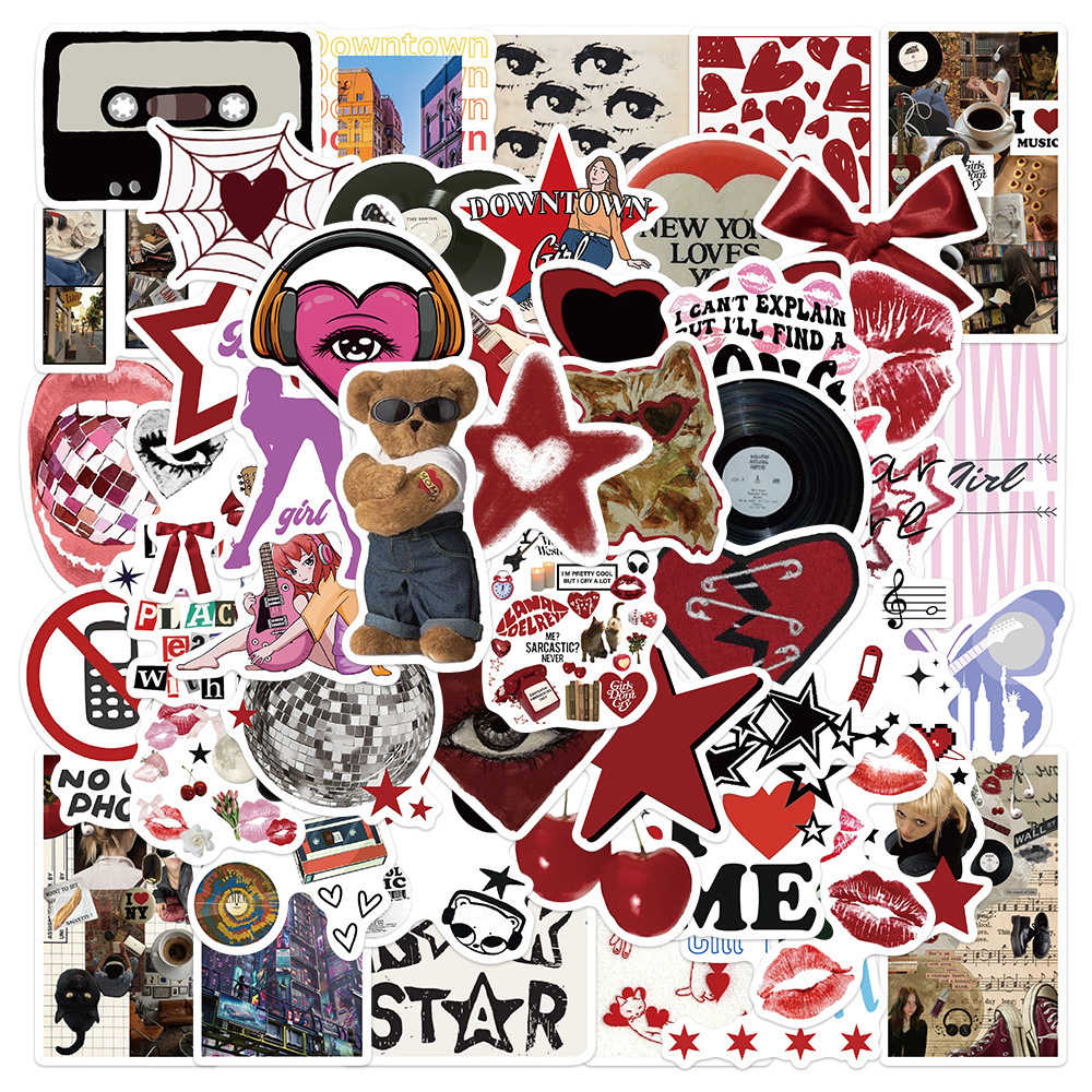10/30/50PCS Cool Downtown Y2K  – обзор и цена Laptop Accessories Girly