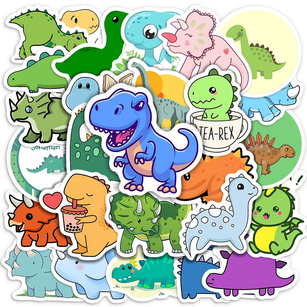 Cute Lovely dinosaur Stickers  – обзор и цена Laptop Accessories Kids