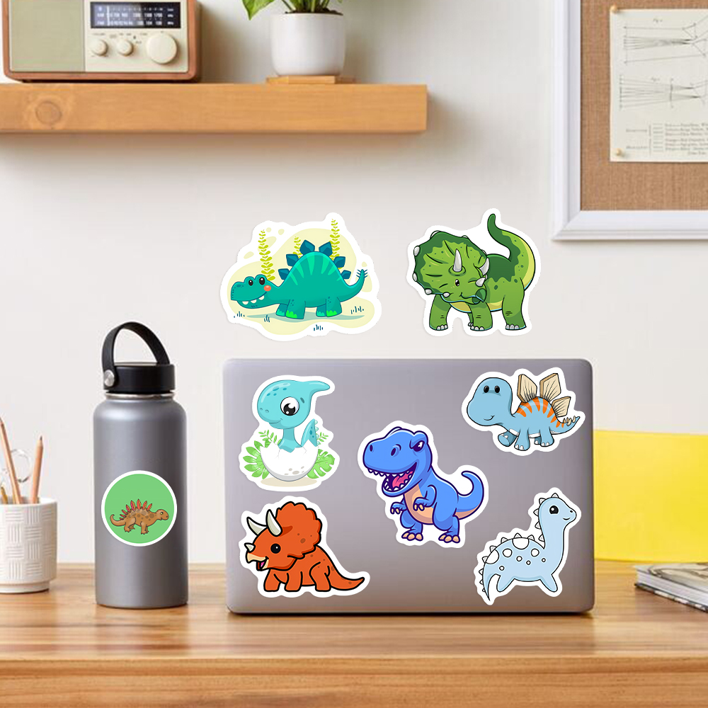 Cute Lovely dinosaur Stickers  – обзор и цена Laptop Accessories Kids