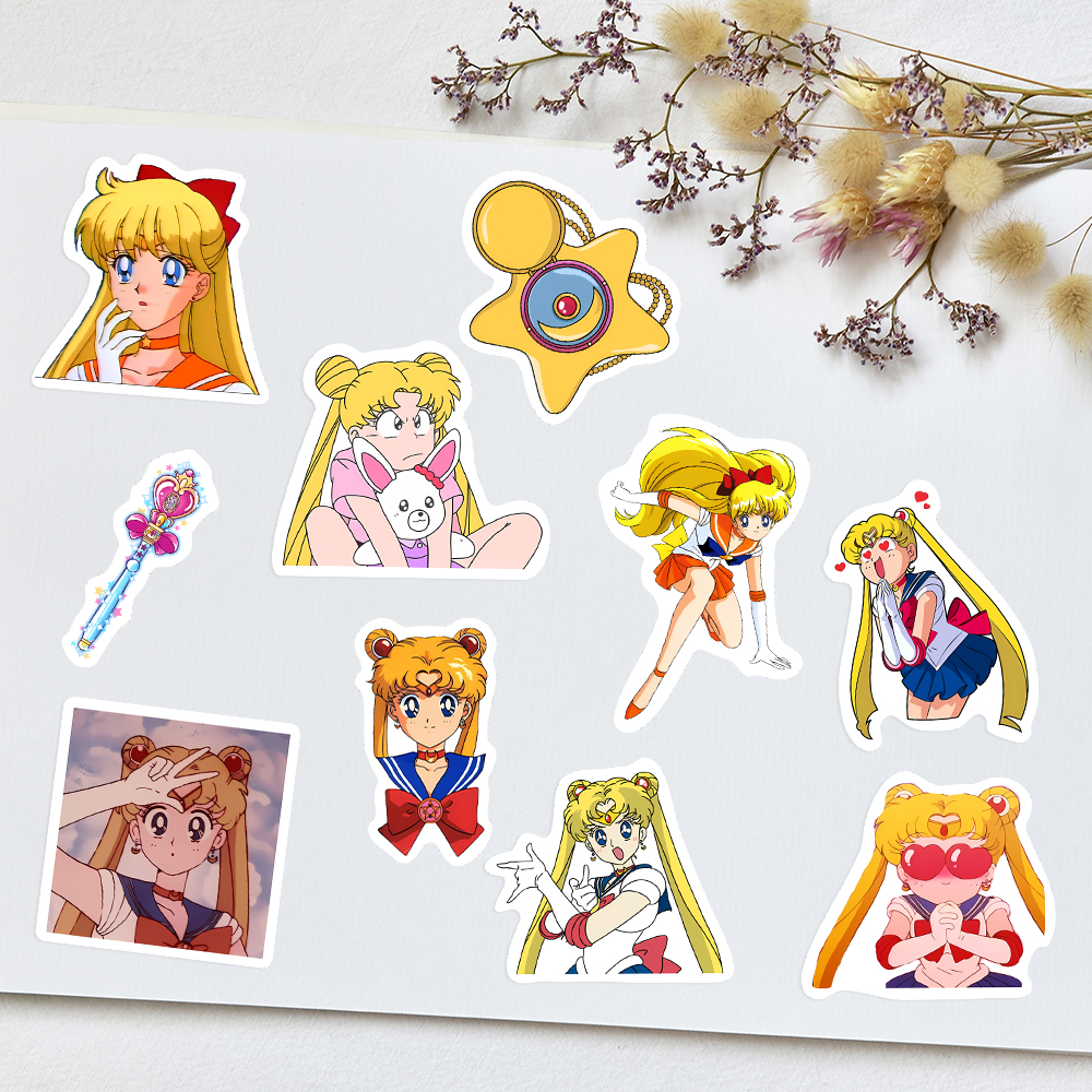 Anime Girl Stickers Kawaii Yel – обзор и цена Laptop Accessories Girly