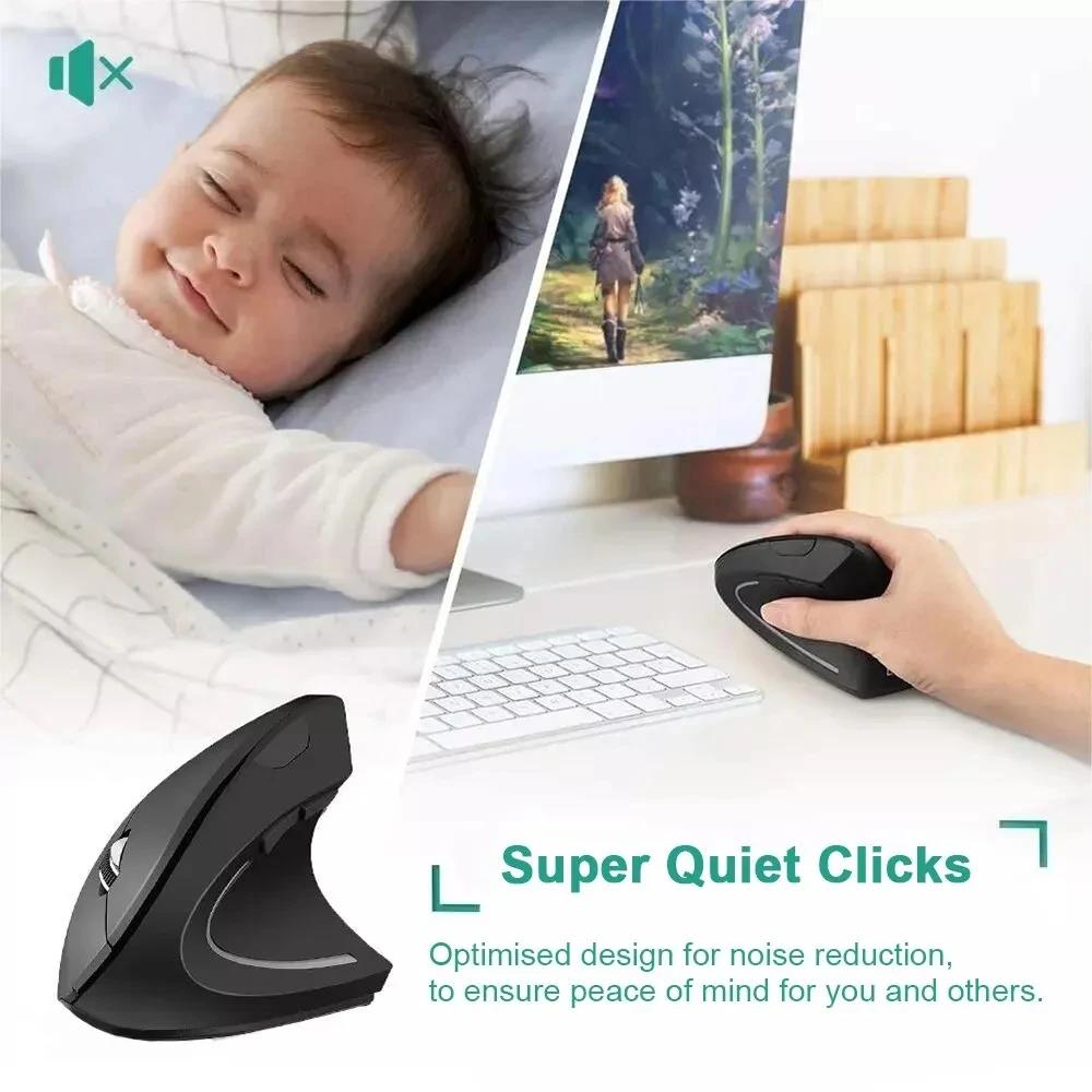 Ergonomic Vertical Mouse 2.4GH – обзор и цена Laptop Ergonomic Accessories