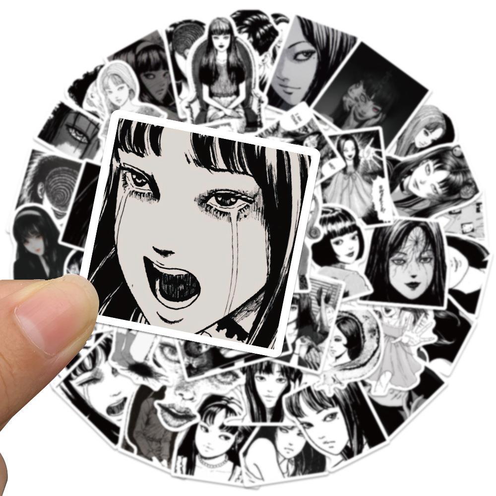 50Pcs Japanese Horror Anime To – обзор и цена Laptop Accessories Girly