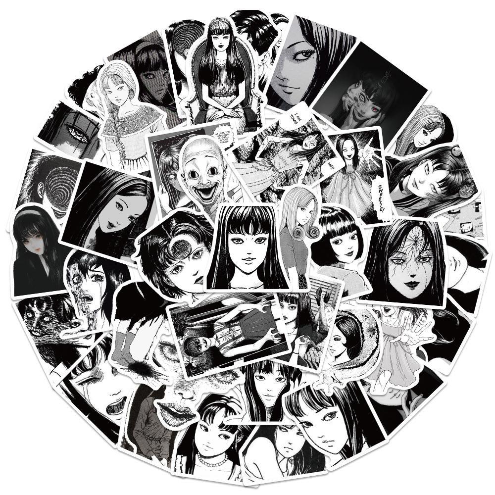 50Pcs Japanese Horror Anime To – обзор и цена Laptop Accessories Girly