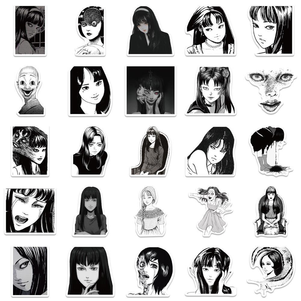 50Pcs Japanese Horror Anime To – обзор и цена Laptop Accessories Girly