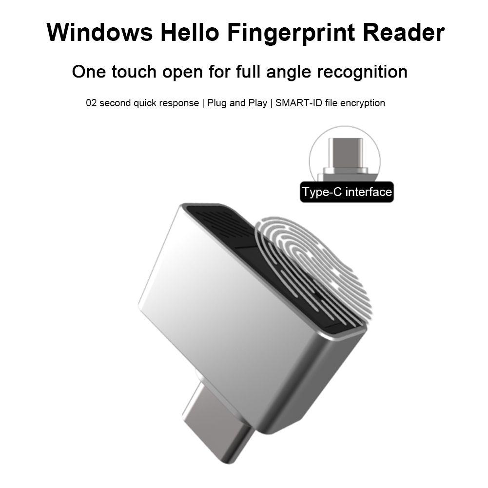 Type-C Biometric Scanner Passw – обзор и цена Fingerprint Reader Usb