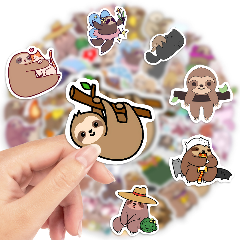 10/25/50PCS Cute Sloth Animal  – обзор и цена Laptop Accessories Girly