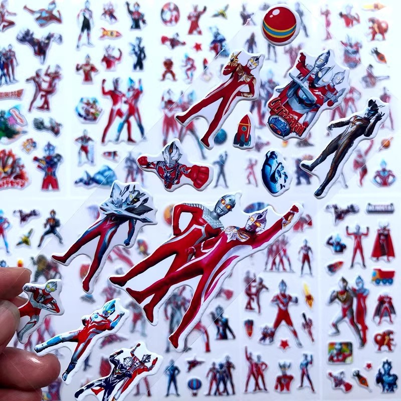 10pcs Cartoon Ultraman 3D Bubb – обзор и цена Laptop Accessories Kids