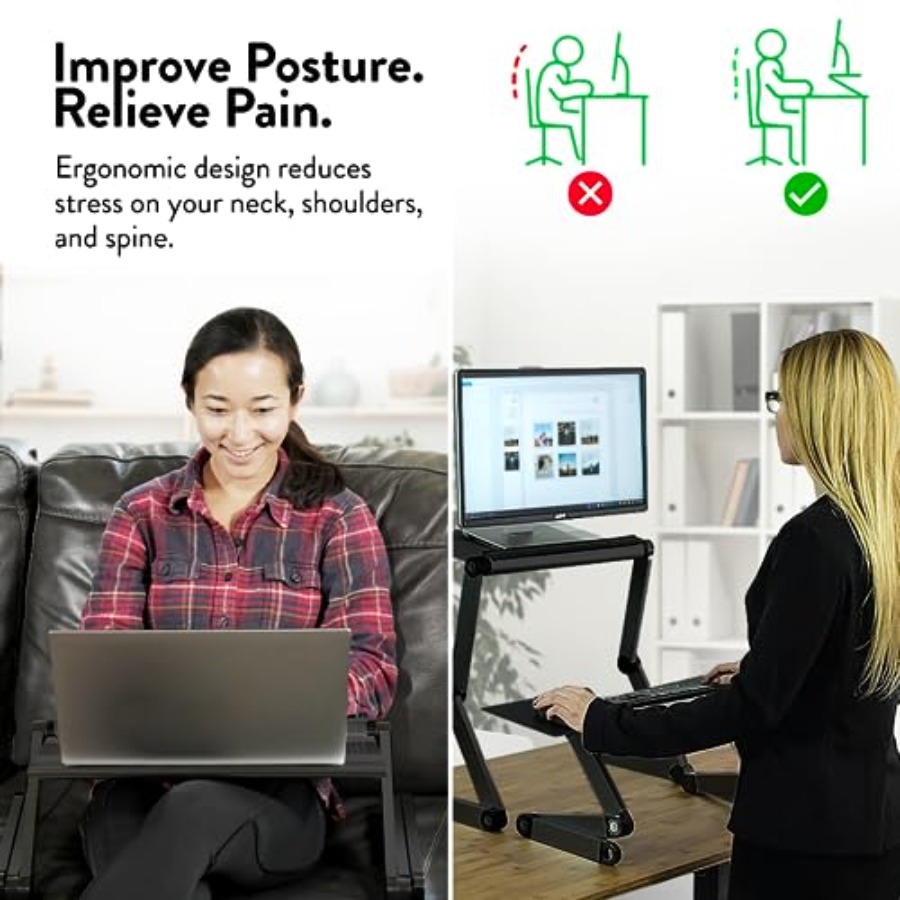 Adjustable Book Holder, Tablet – обзор и цена Laptop Stand Portable