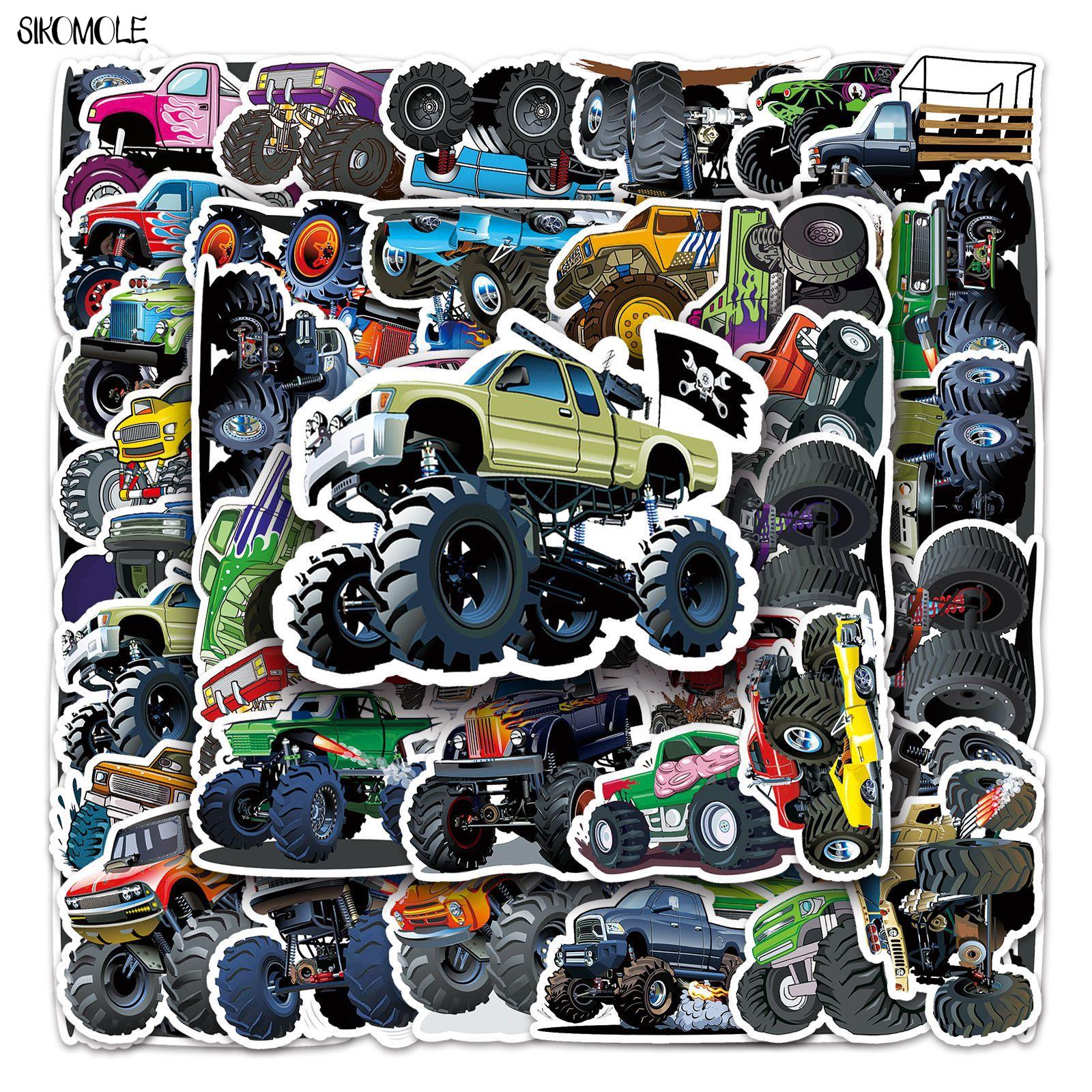 10/30/50pcs Cute Monster Truck – обзор и цена Laptop Accessories Kids